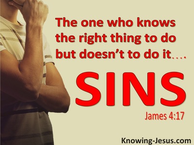 James 4:17
